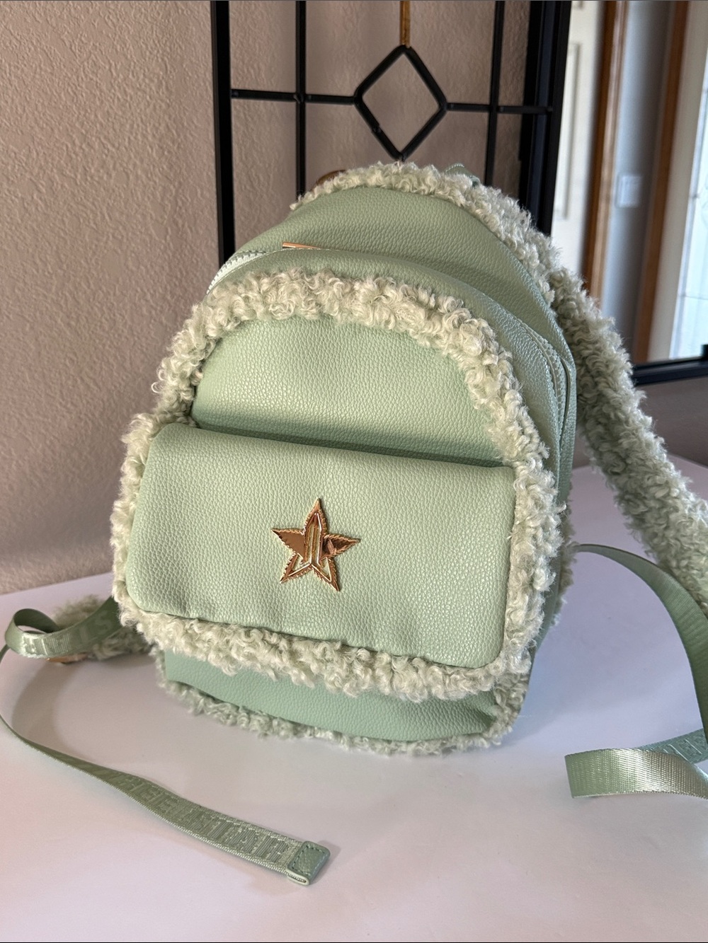 Jeffree Star Star Lounge Mint Star Accent Mini Backpack